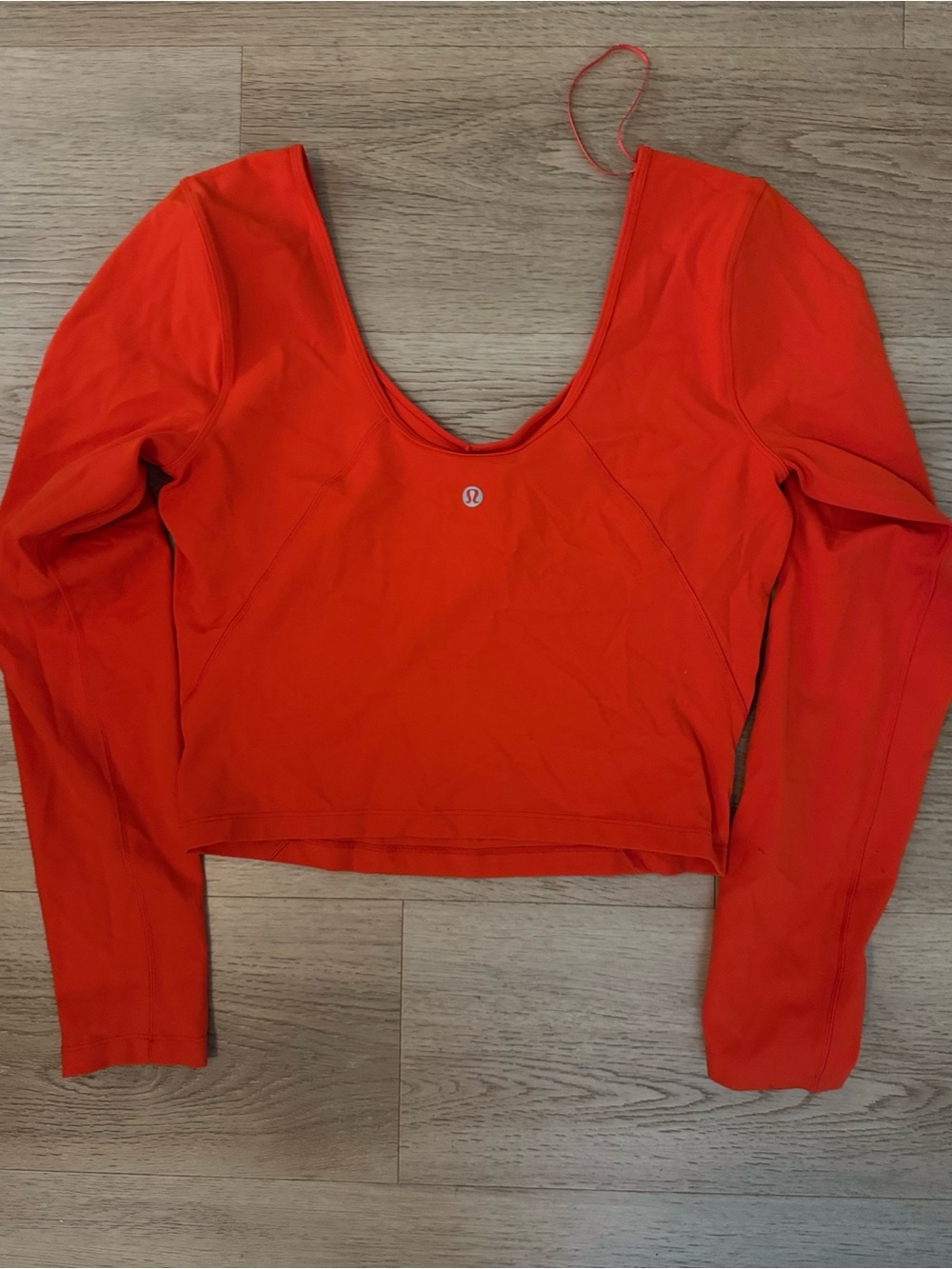 Orange fire red lululemon